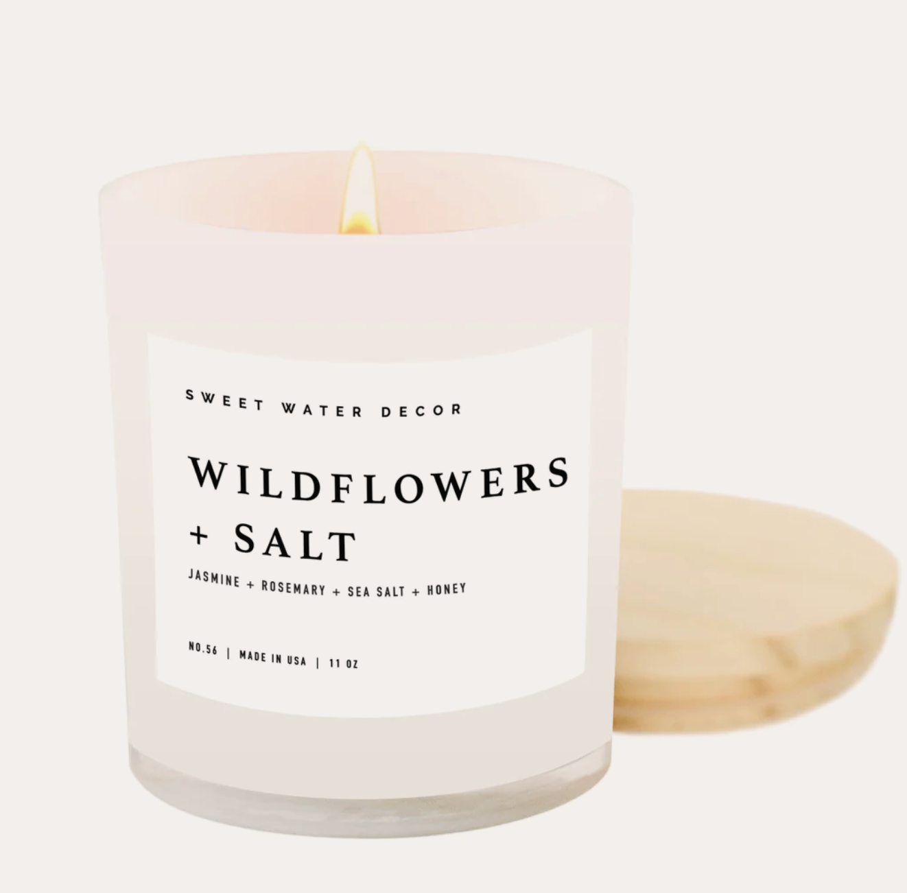 Wildflowers and Salt Soy Candle -  ShopatGrace.com