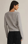 Shop At Grace, Z Supply, Medina Cardigan, light heather grey, button up, long sleeves