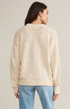 Shop At Grace, Z Supply, Sweet Thing Sweater, sandstone, long sleeves, heart embroidery