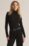 Shop At Grace, The Lira Top, black, turtleneck, long sleeves, staple top