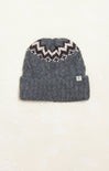 Adele Winter Wool Blend Beanie, 2 variants, faire isle patter, cable knit beanie, ash grey