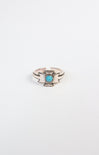 calliope boho turquoise ring, adjustable, western style, trending