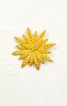 Golden Wheat Brooch, gold, brooch