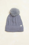 Harper Cozy Cable Knit Beanie w/ Pom Pom, five colors, ivory, black, grey,ecru,red, winter hat