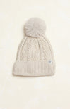 Harper Cozy Cable Knit Beanie w/ Pom Pom, five colors, ivory, black, grey,ecru,red, winter hat