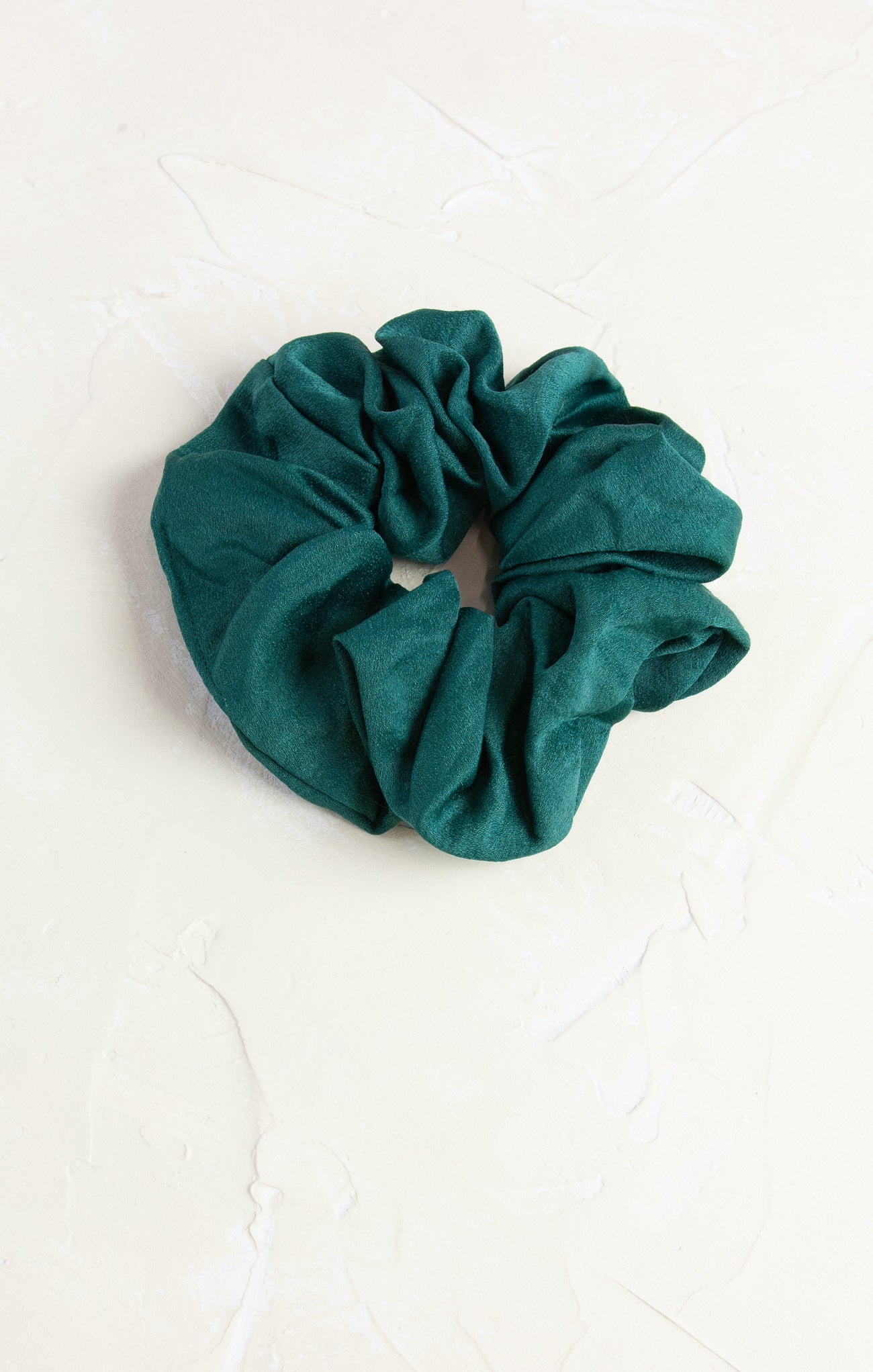 Shop At Grace, Ramona Silk Classic Scrunchie, green