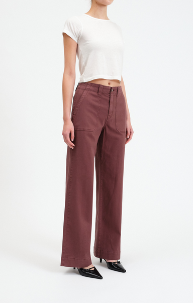 Shop At Grace, Trooper, Daze Denim, brown eyes, cropped, high rise, carpenter pants