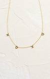 Shop At Grace, XOXO Delicate Necklace, gold, XOXO lettering, lobster clasp