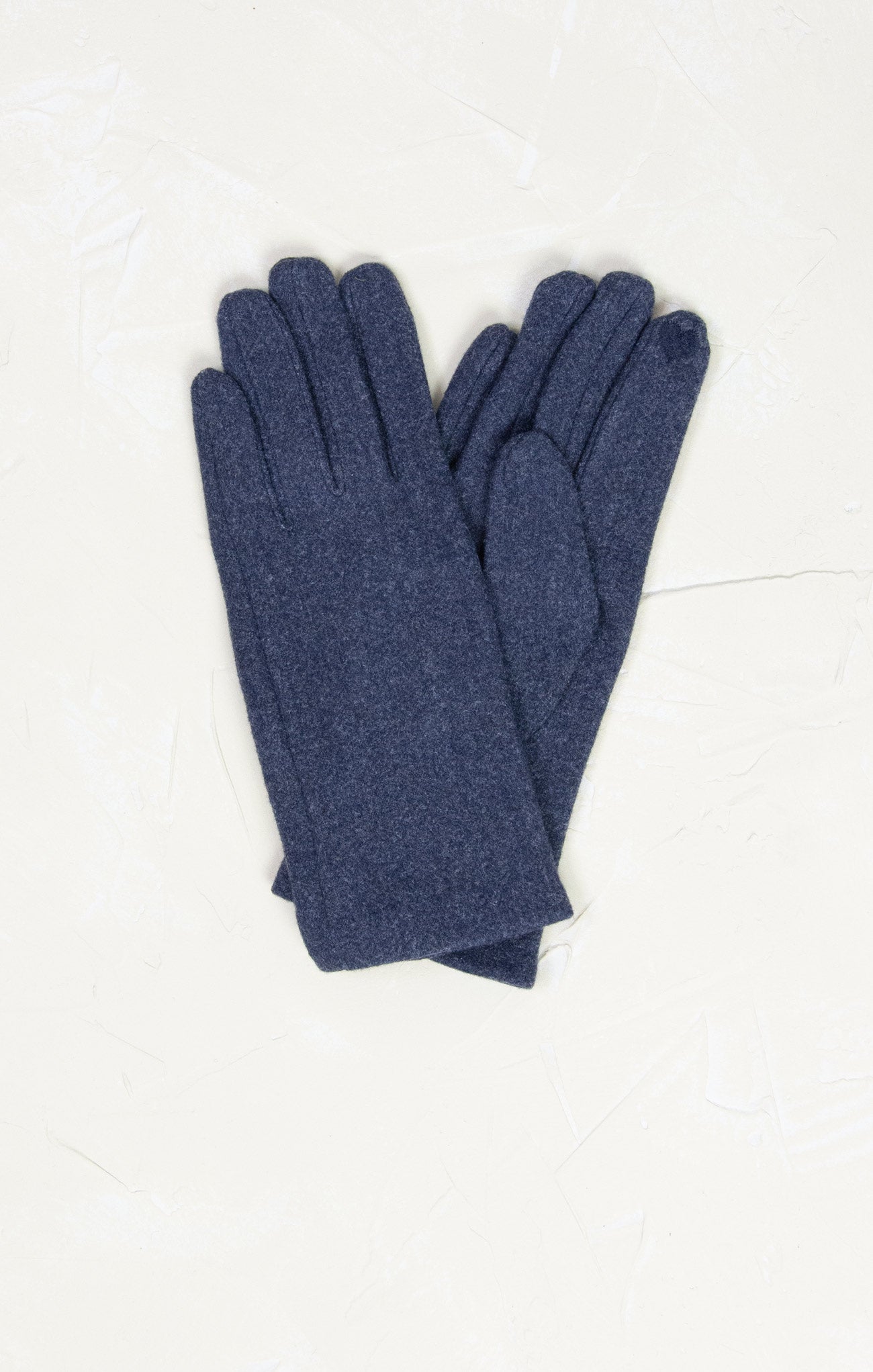 Shop At Grace, Chic Plain Gloves, navy, staple winter glove