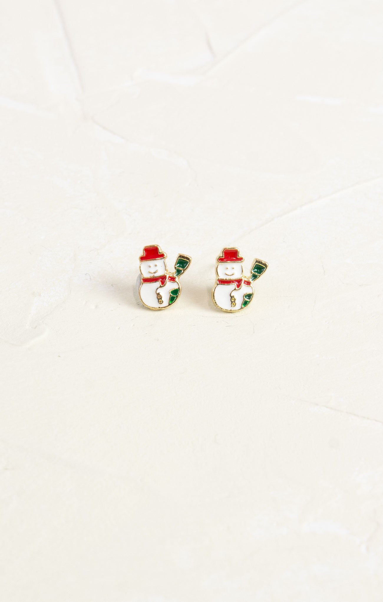 Shop At Grace, Classic Frosty Studs, holiday studs, Christmas studs snowman studs 