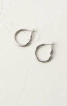 Shop At Grace, Classic Hoop Earrings, silver, grace staple earrings, 20mm