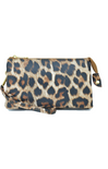 ESSENTIAL CROSSBODY CLUTCH- three way bag, crossbody, clutch, tons of storage, compact, leopard