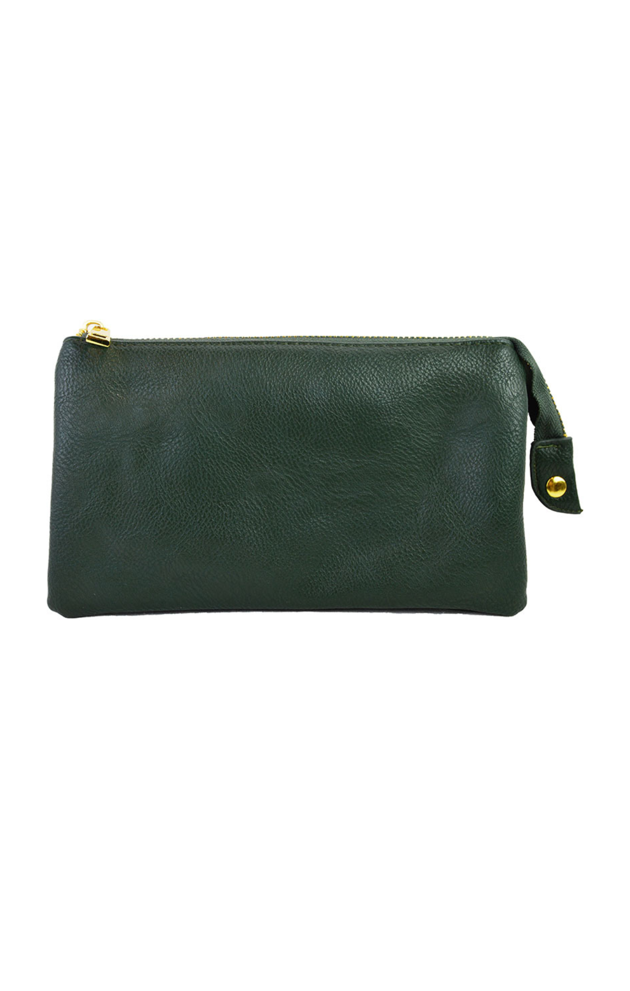 ESSENTIAL CROSSBODY CLUTCH- three way bag, crossbody, clutch, tons of storage, compact, olive