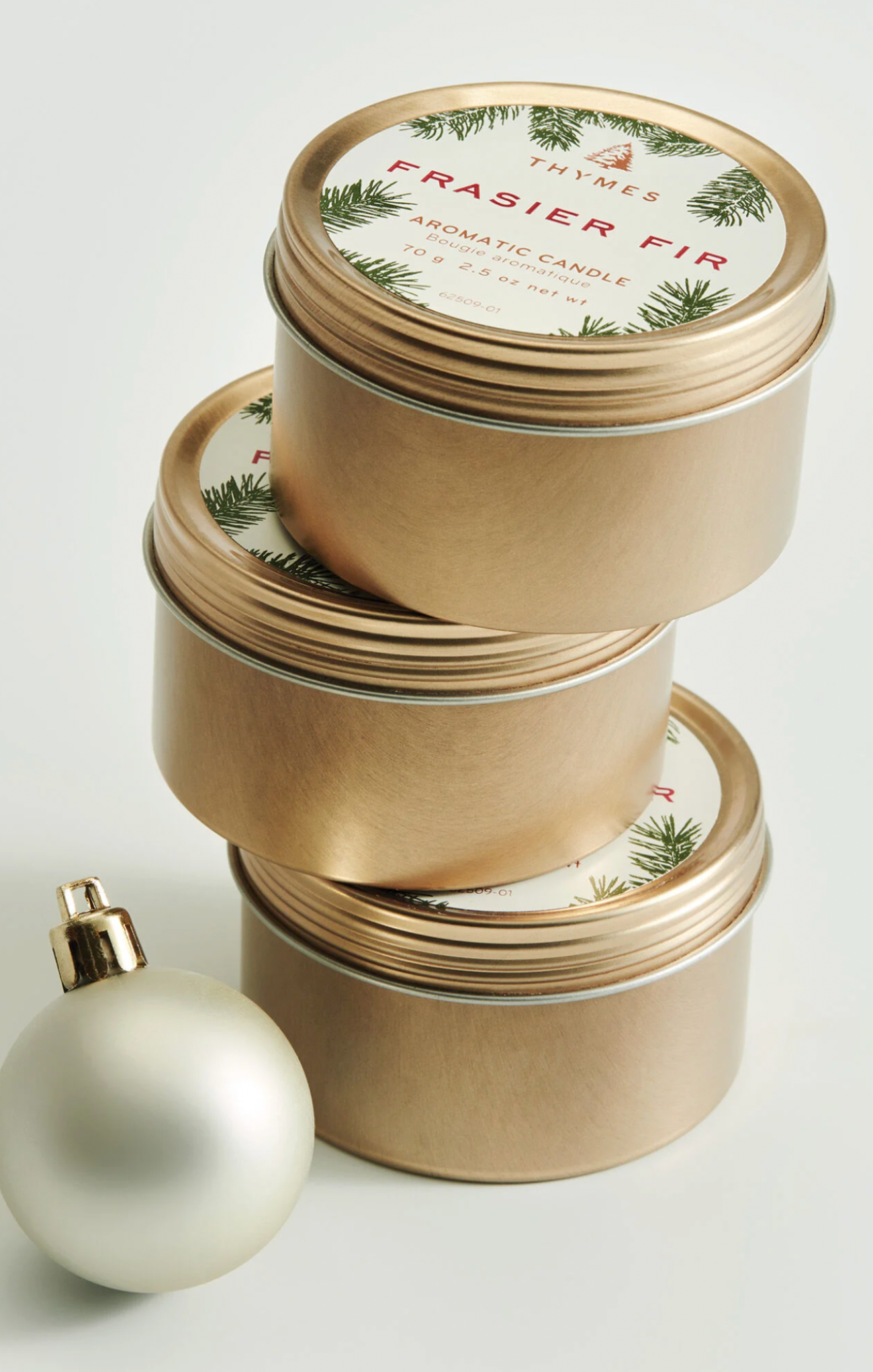 Frasier Fir Poured Candle, Travel Tin