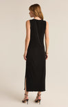 Shop At Grace, Z-Supply, Gatsby Midi Dress, black, sleeveless, slit on front