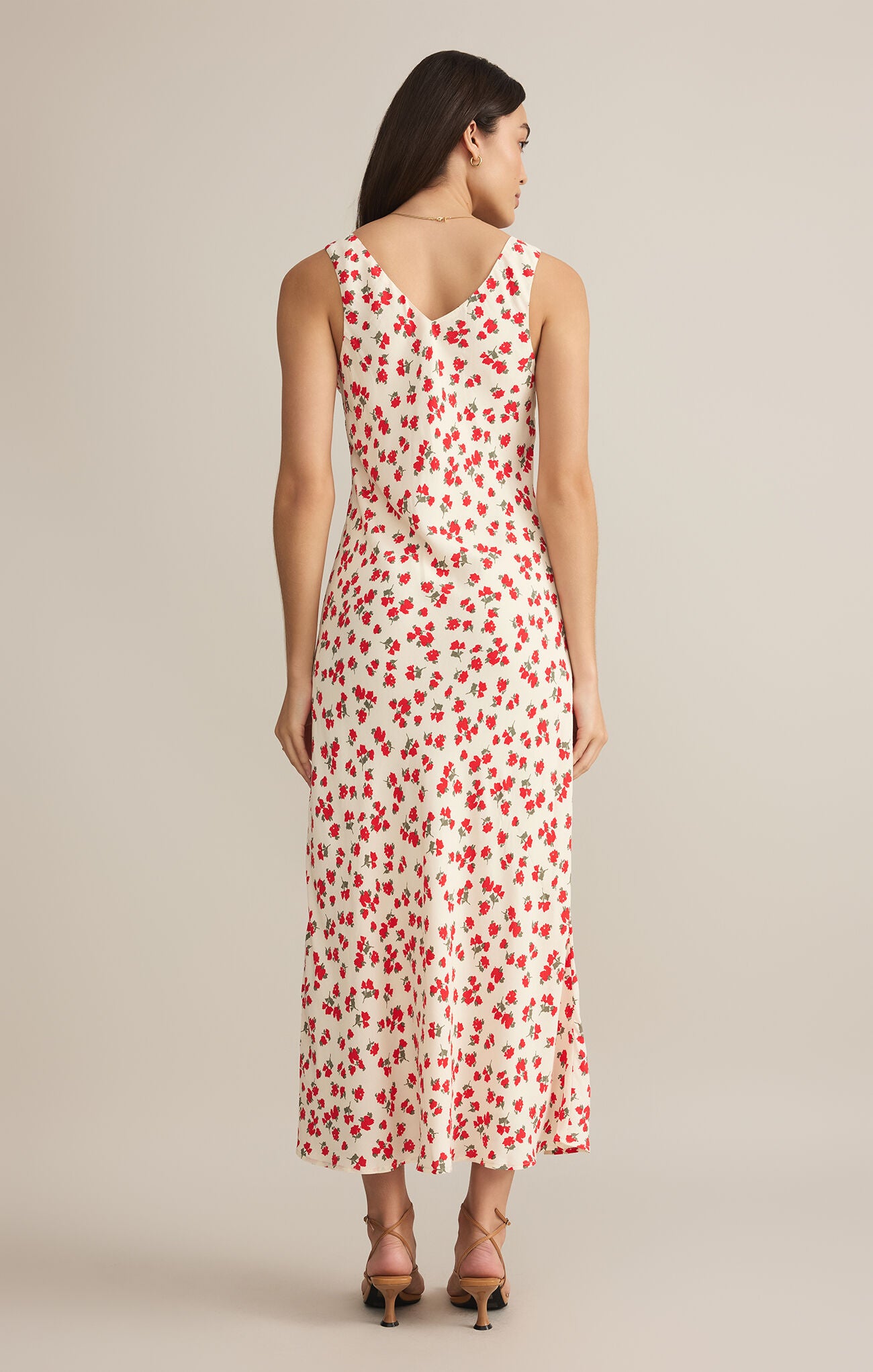 Z-Supply, Shop At Grace, Hana La Rosa Ditsy Maxi Dress, sea salt, sleeveless, ditsy print, maxi dress