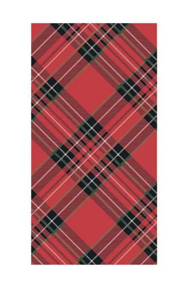 Shop At Grace, Hester & Cook, red plaid napkins, guest napkins