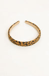 Shop At Grace, Izzy Animal Print Headband, brown