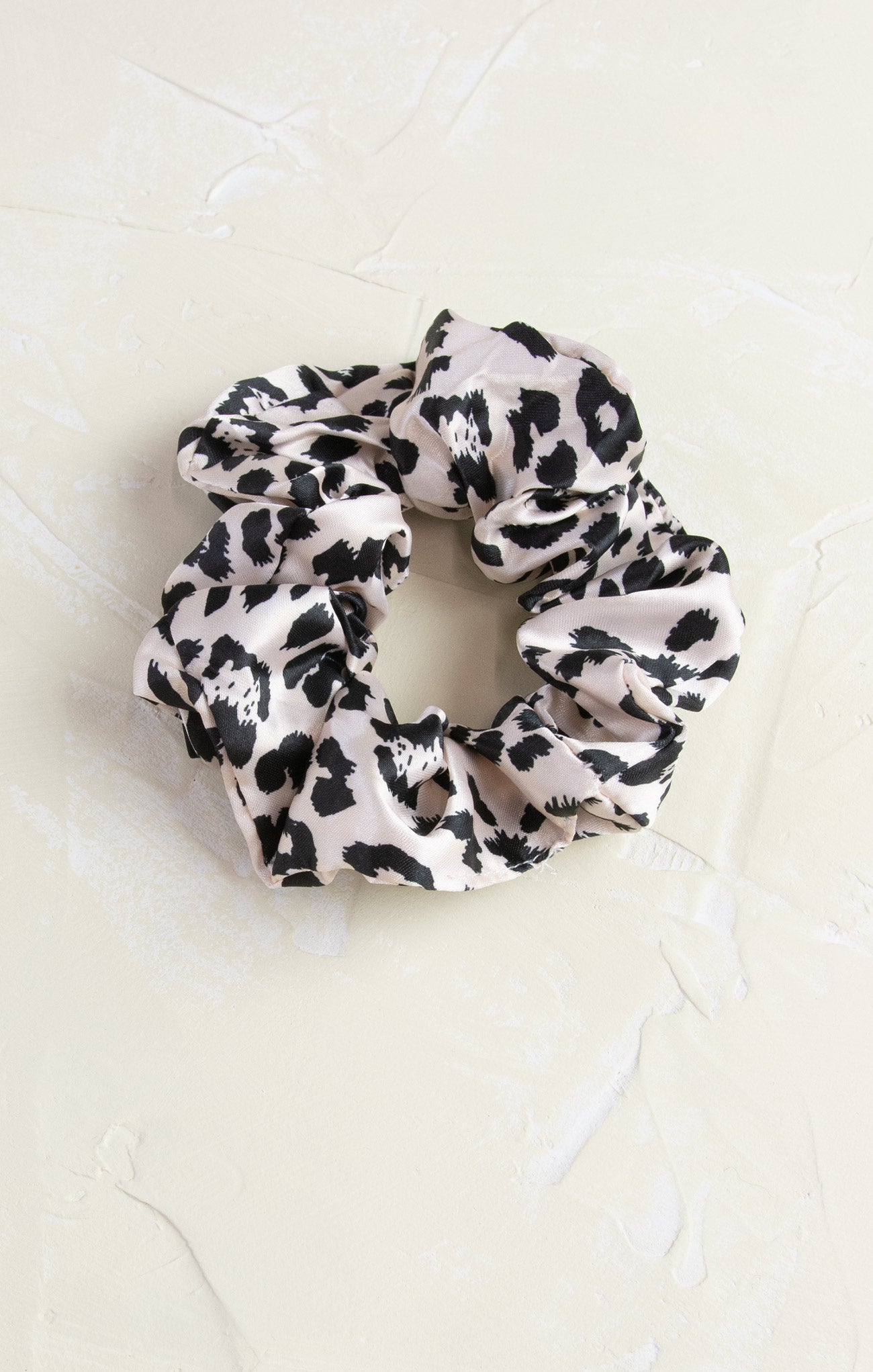 Shop At Grace, Kira Silk Classic Scrunchie, animal print