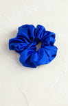 Shop At Grace, Kira Silk Classic Scrunchie, blue