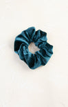 Shop At Grace, Madelyn Velvet Scrunchy, green, velvet scrunchie