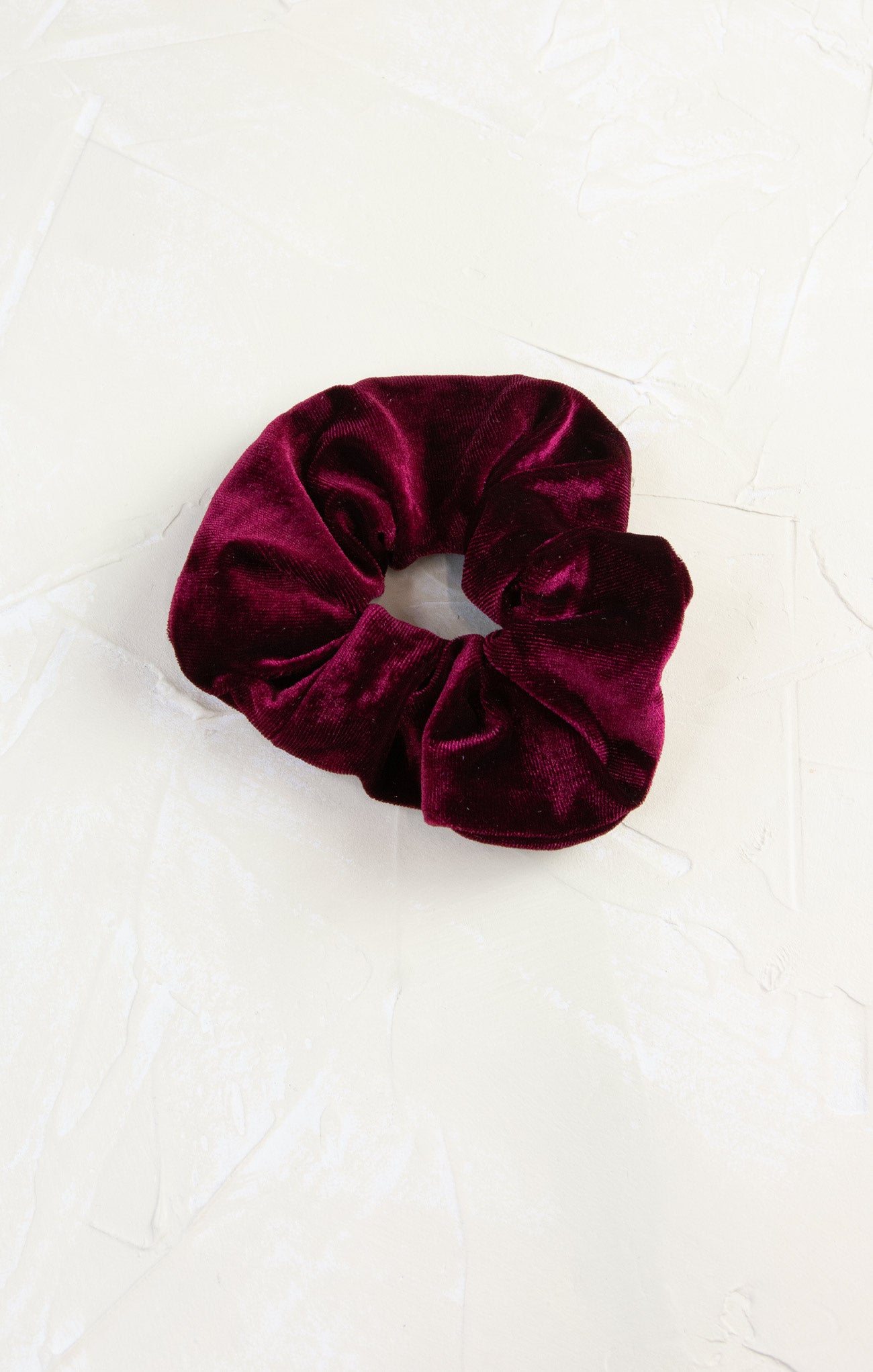 Shop At Grace, Madelyn Velvet Scrunchy, plum, velvet scrunchie