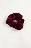 Shop At Grace, Madelyn Velvet Scrunchy, plum, velvet scrunchie