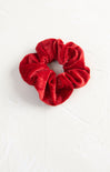 Shop At Grace, Madelyn Velvet Scrunchy, red, velvet scrunchie