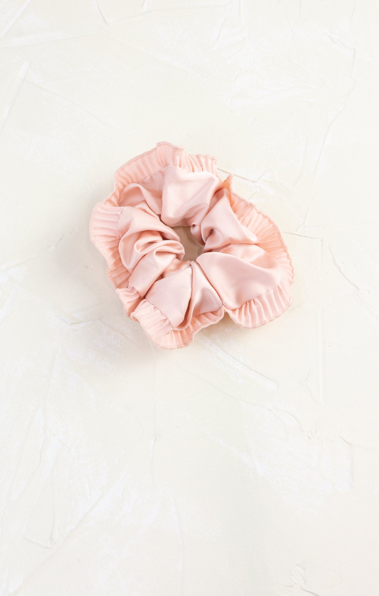 Shop At Grace, Maisey Pleated Scrunchy, deep rose