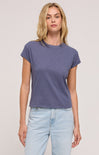 Shop At Grace, Z-Supply, Modern Slub Tee, worn blue, short sleeved tee