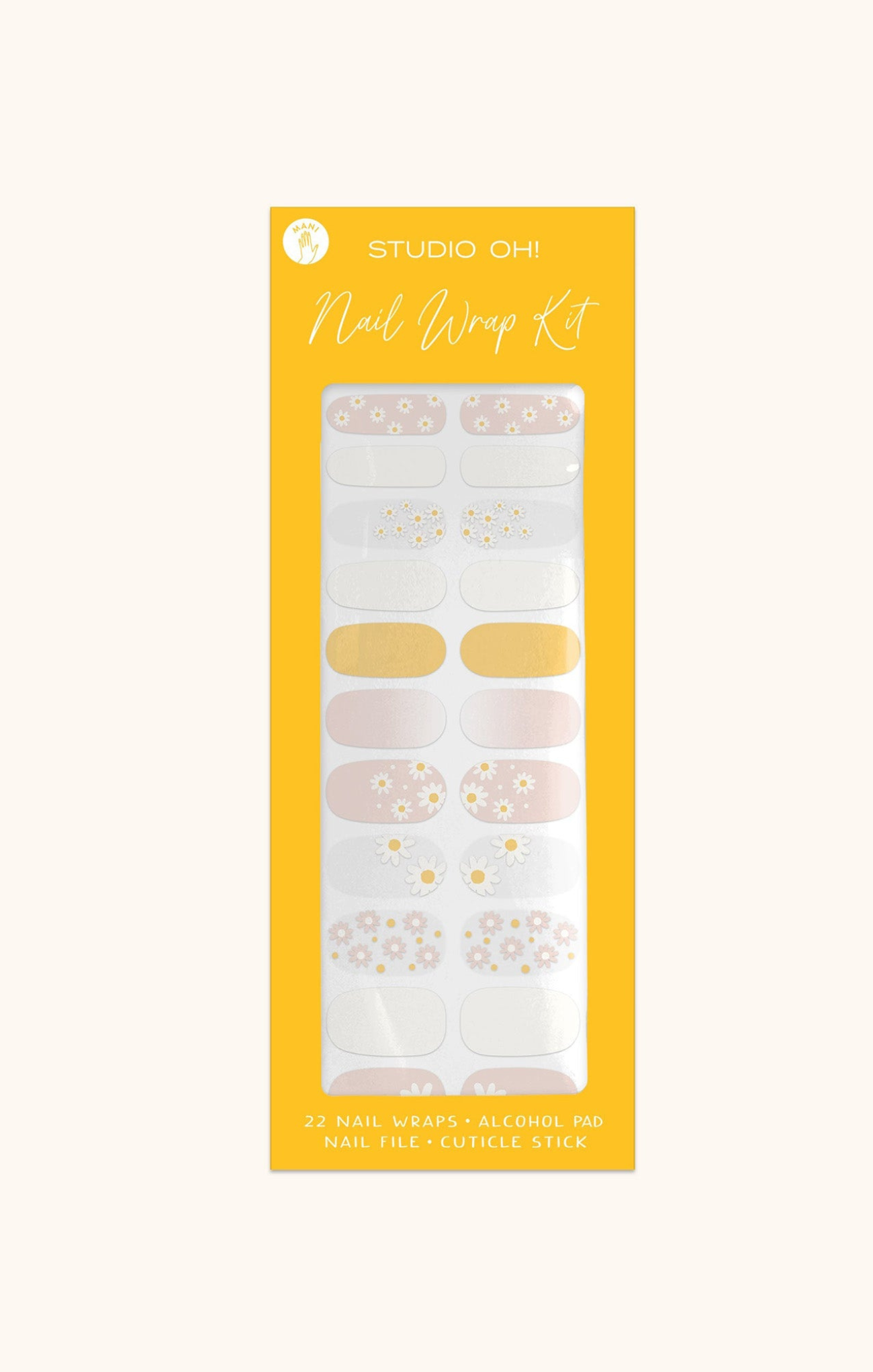 Shop At Grace, Studio OH!, Nail Wrap Kit, ditzy daisies 