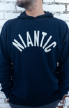 Shop At Grace, Oversized Niantic Knit Hoodie, navy, hoodie, unisex fit, knit hoodie