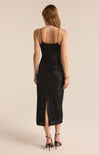 Shop At Grace, Paulina Sequin Dress, black, Z-Supply, spaghetti straps, sequined dress, midi dress