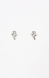 poppy bohemian western studs, white lightning, earrings