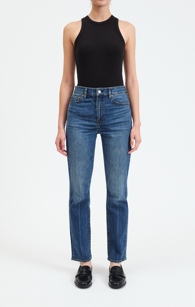 Shop At Grace, Smarty Pants, devoted, Daze Denim, high rise, cropped length, medium wash