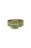 Kitty Belt, olive green, olive night, faux suede, belt