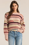 Shop At Grace, Z-Supply, Asheville Stripe Sweater, rosebud, long sleeves, striped sweater