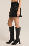 Shop At Grace, Z-Supply, Ciera Sequin Mini Skirt, black, holiday skirt, sequins