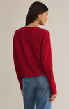 Shop At Grace, Z-Supply, Outlook Cardigan, haute red, button up cardigan, longs sleeve 