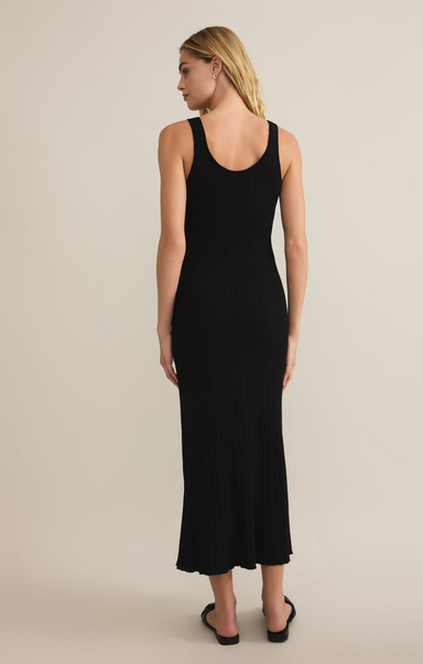 Shop At Grace, Z Supply, Salinas Midi Dress, black, sleeveless, midi length, scoop neck