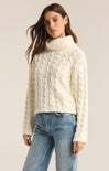 Shop At Grace, Z-Supply, Tied To You Sweater, sea salt, cable knit sweater, turtleneck, long sleeves