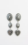 Ziggy Silver Western Earrings, drop earrings, silver, western style