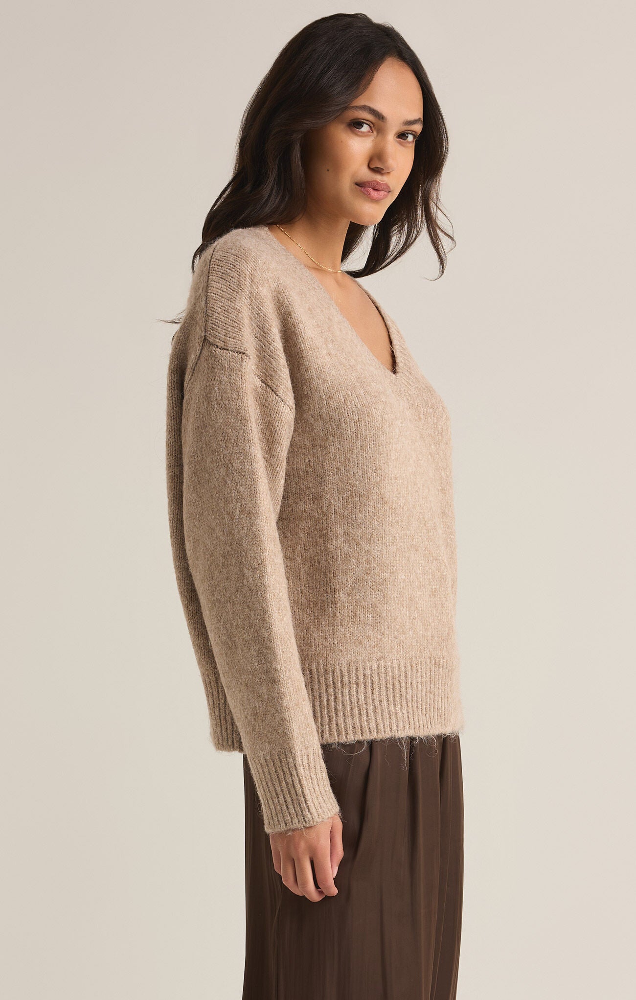 All I Want V-Neck Sweater - shopatgrace.com