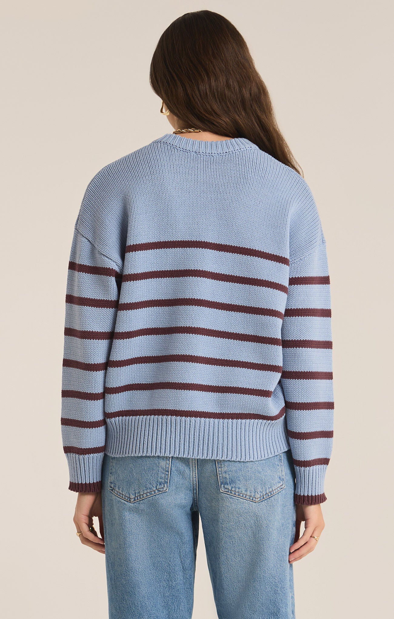 Boyfriend Stripe Sweater - shopatgrace.com