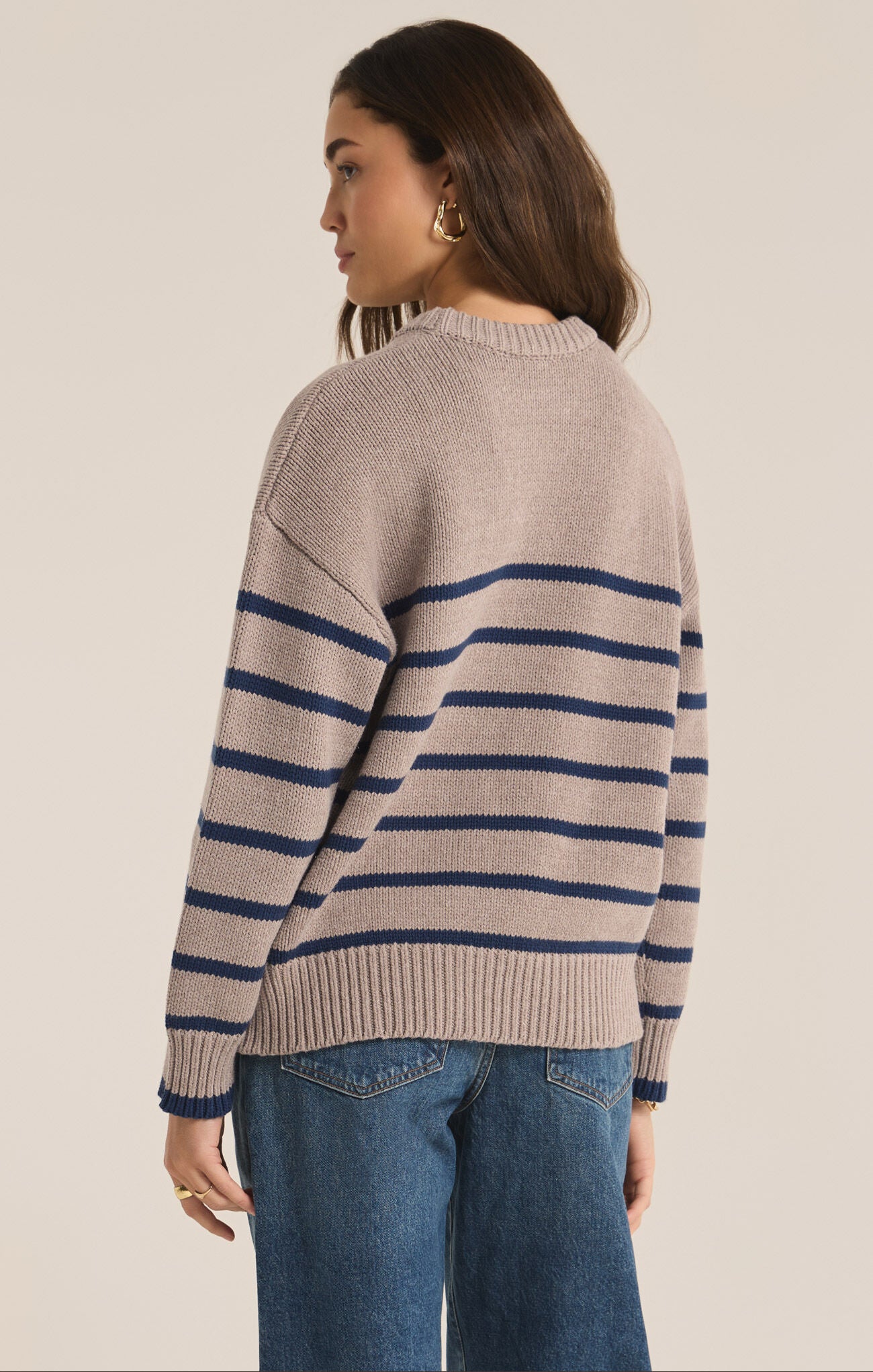 Boyfriend Stripe Sweater - shopatgrace.com