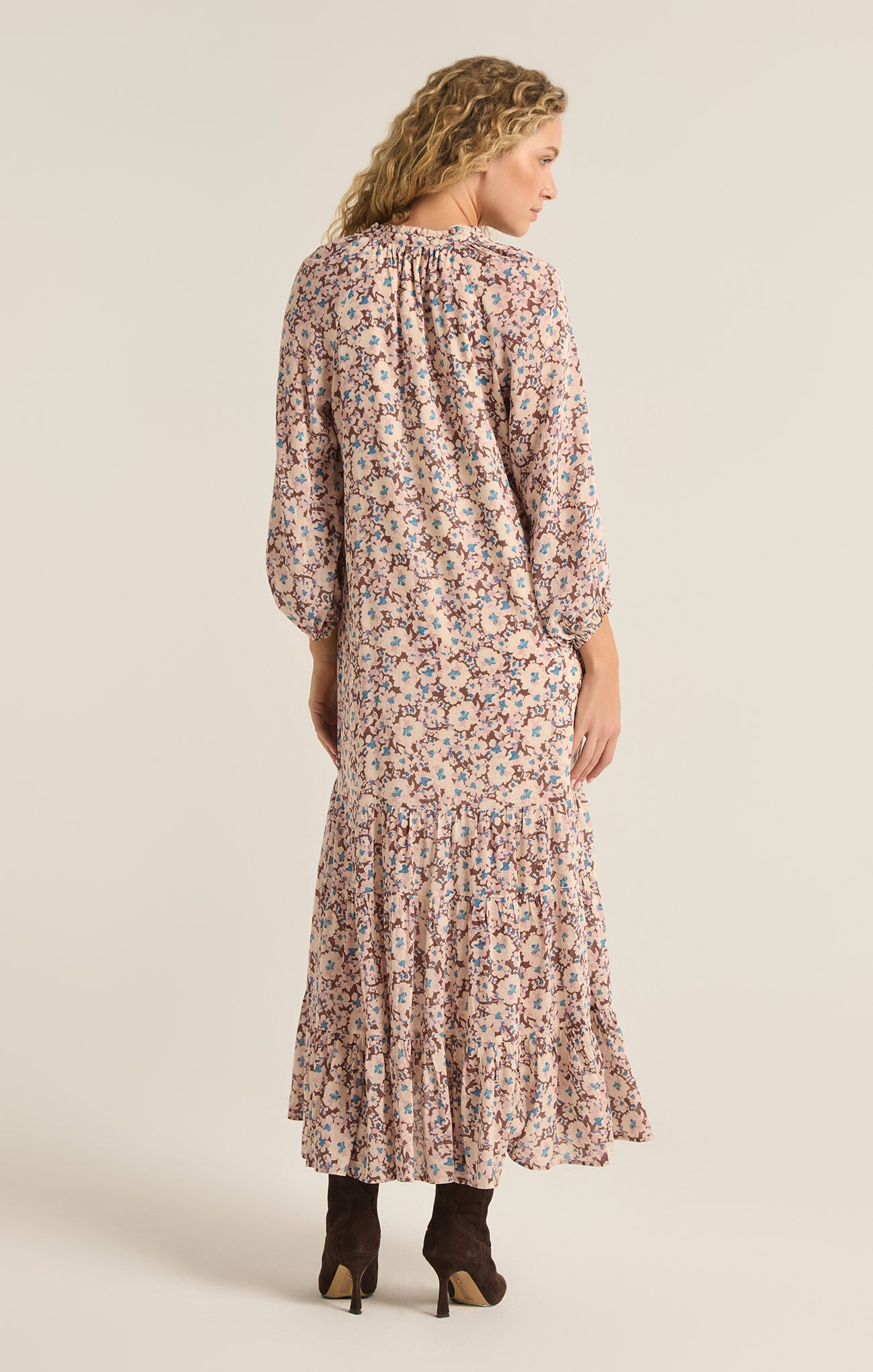 Char La Paz FLoral Midi Dress - shopatgrace.com