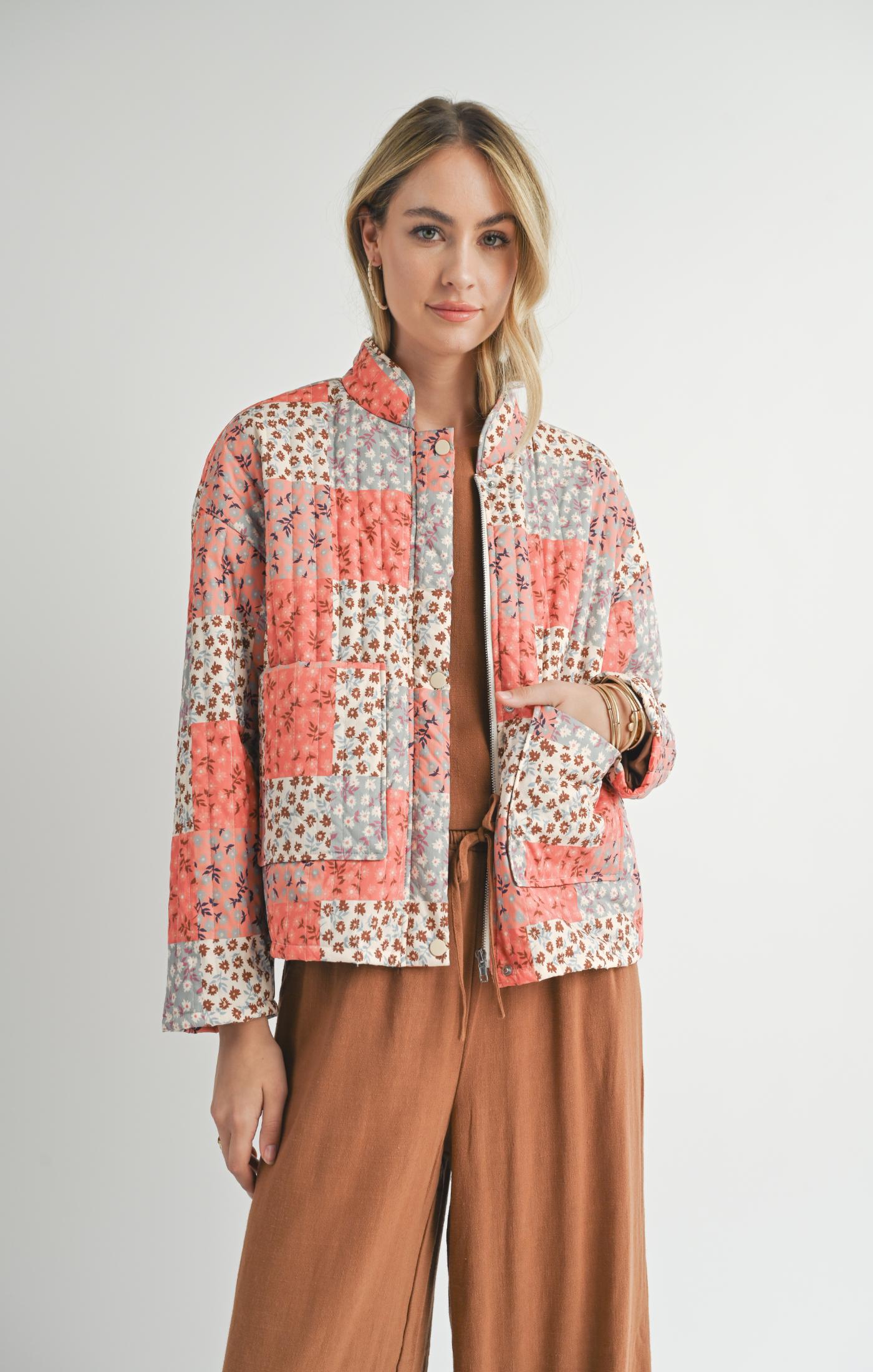 The Collector Patchwork Quilted Jacket - shopatgrace.com