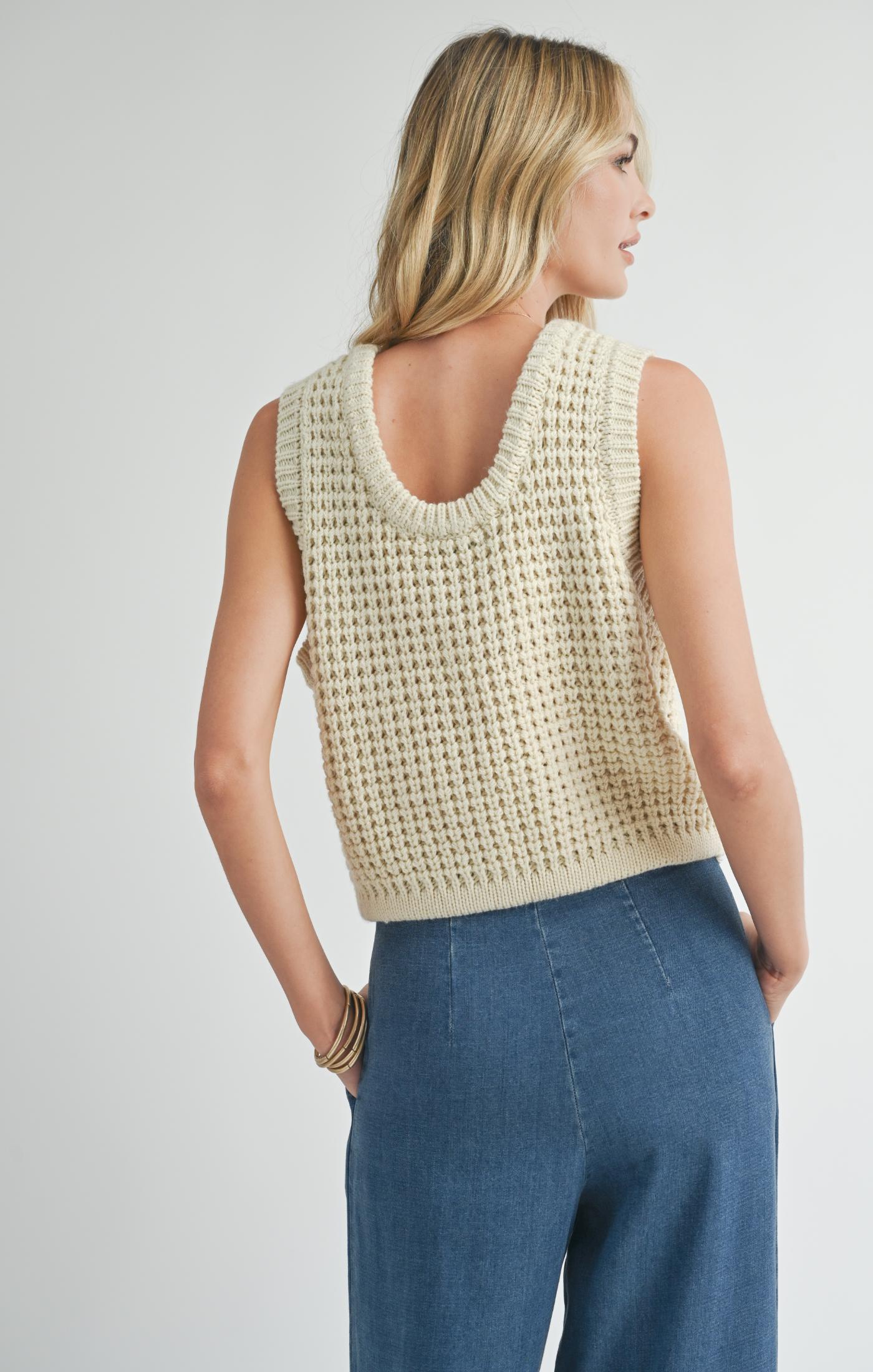 Elsie Sweater Tank - shopatgrace.com