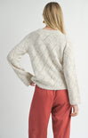 Irisha Diamond Pointelle Sweater - shopatgrace.com