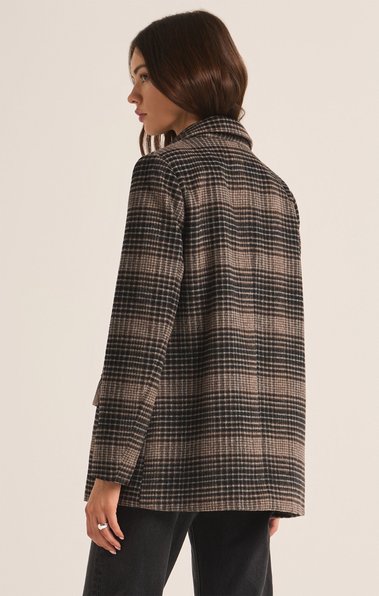 Kingston Relaxed Plaid Blazer - shopatgrace.com